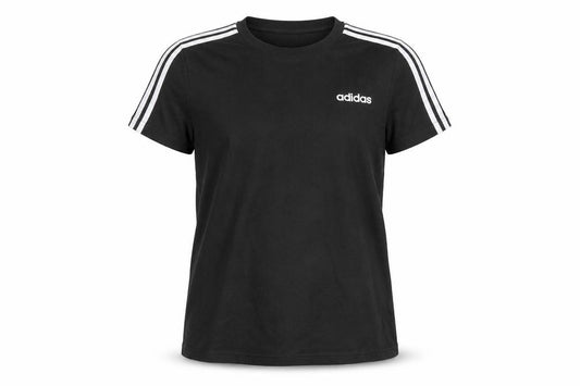 Unisex Adultss UK Size M adidas Black 100% Cotton T-Shirt