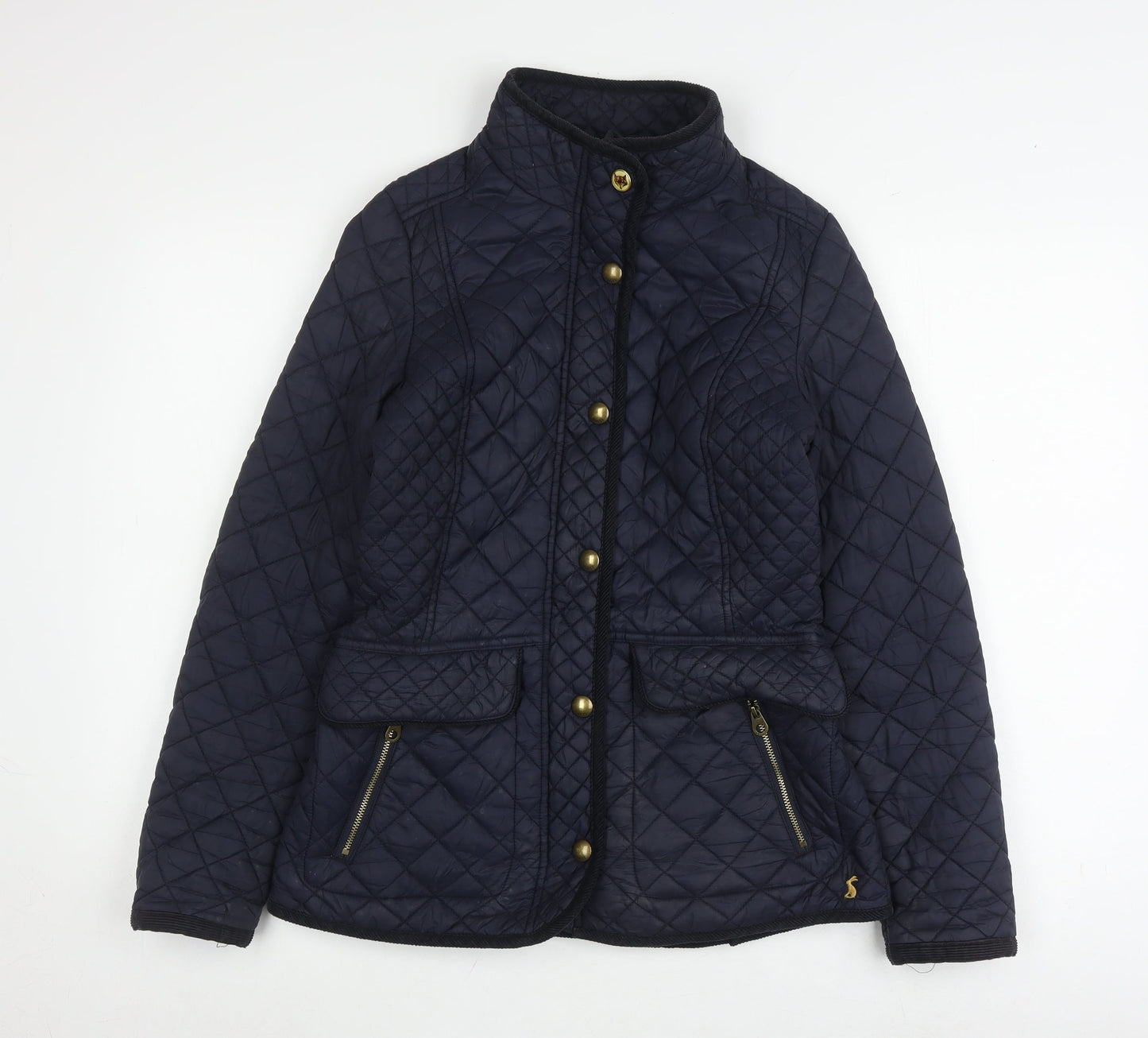 Joules Women’s Blue Quilted Jacket Size 8