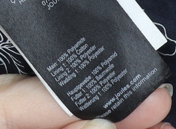 Joules Women’s Blue Quilted Jacket Size 8