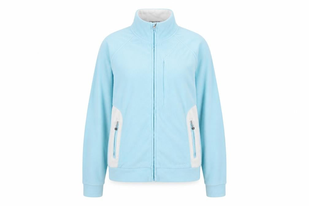 Front view of Trespass Blue Women's S Track Jacket with Pockets