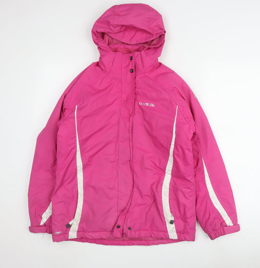 Dare 2b Women's Pink Ski Jacket Size 16 Waterproof