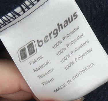 Berghaus Women's Blue Fleece Jacket Size 12 Regular