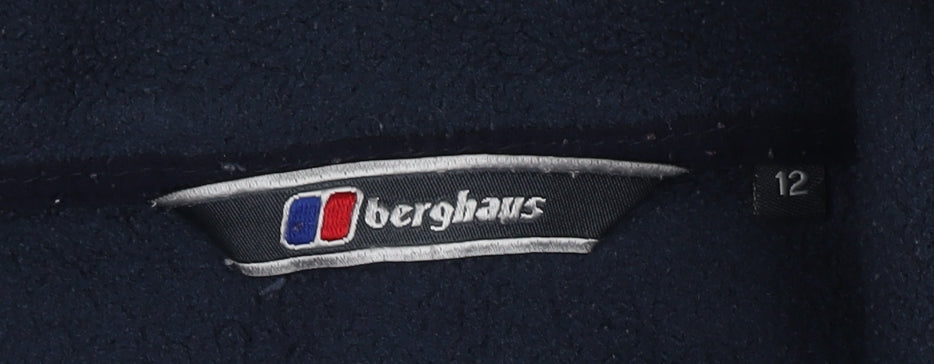 Berghaus Women's Blue Fleece Jacket Size 12 Regular