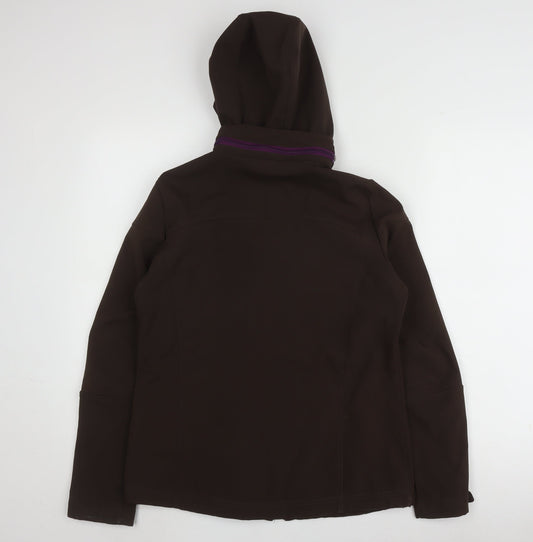 Alpine Women's Brown Hooded Jacket Size 10