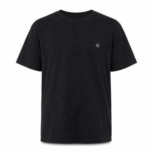 Mens UK Size L JACK & JONES Black  Cotton T-Shirt