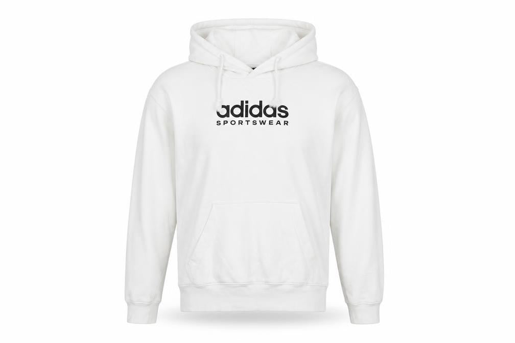 Mens UK S Regular adidas White Pullover Hoodie
