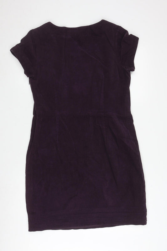 Boden Women’s Purple Corduroy Dress Size 12