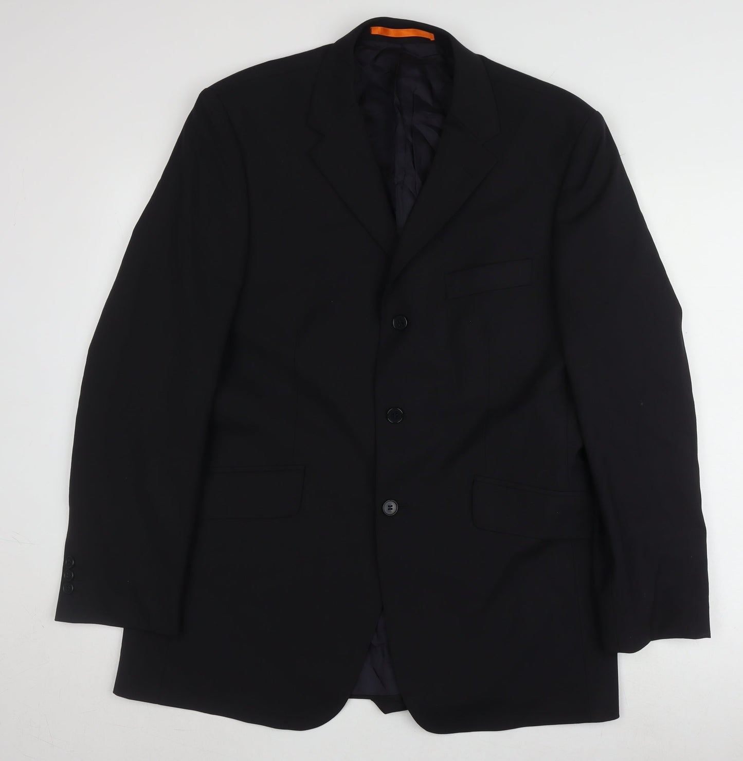 Karl Jackson Men's Blue Blazer, 40 Regular, Two-Button