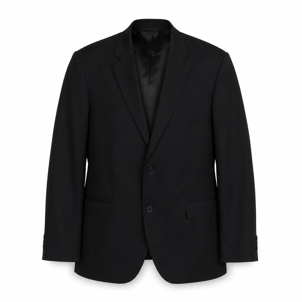 Mens N/A Chest Regular Calvin Klein Blue Two-Button Blazer