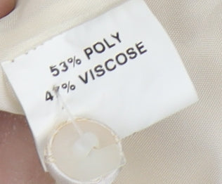 Moss Bros Men's Ivory Waistcoat in L Size - Perfect for Weddings