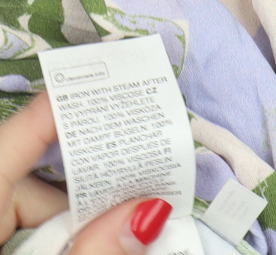 & Other Stories Women’s Multicoloured Floral Blouse Size 16