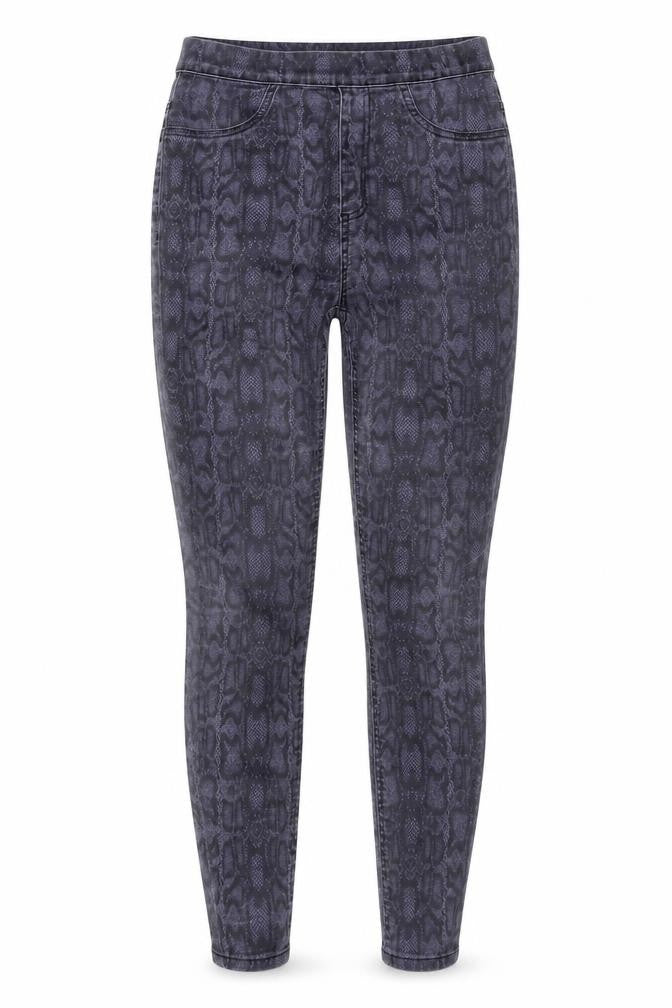 Marks and Spencer Blue Animal Print Jegging - Size 10