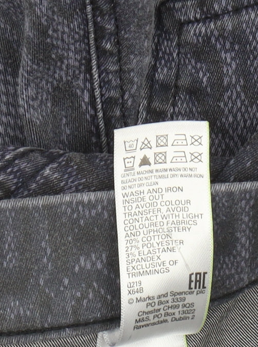 Marks and Spencer Blue Animal Print Jegging - Size 10
