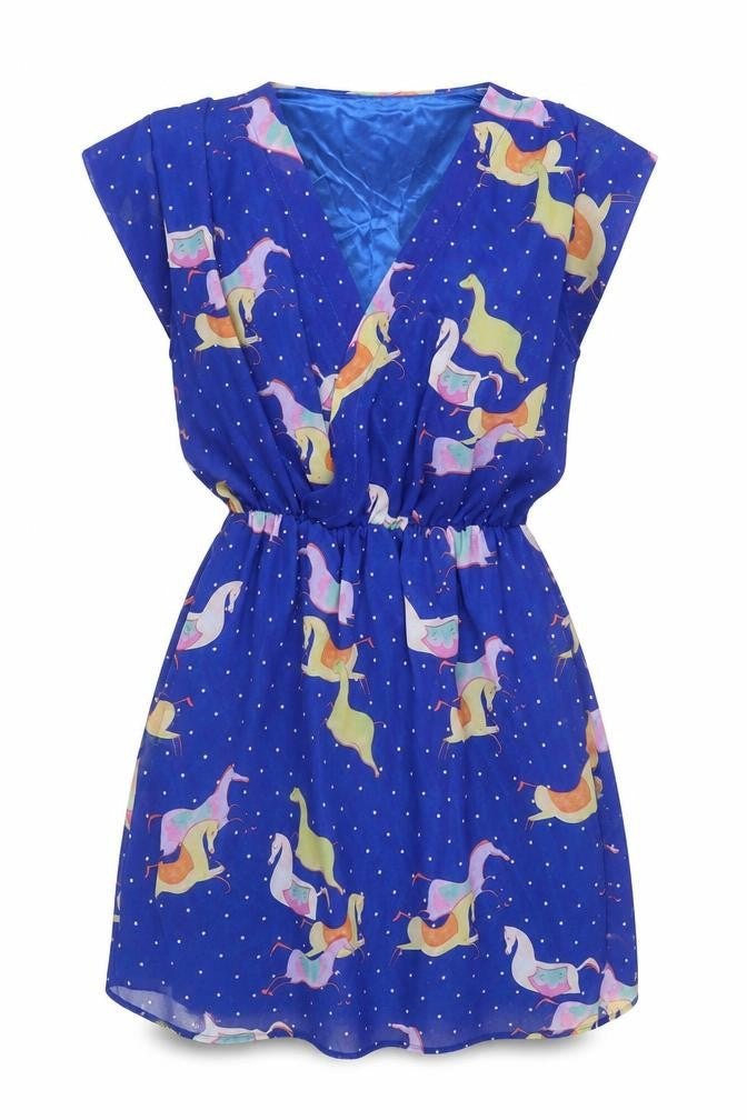 Shikha London Womens S Multicoloured Wrap Dress