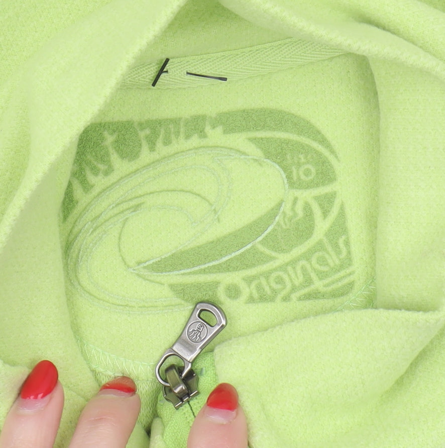 Fat Face Green Lightweight Sweatshirt, Zip, Long Sleeve