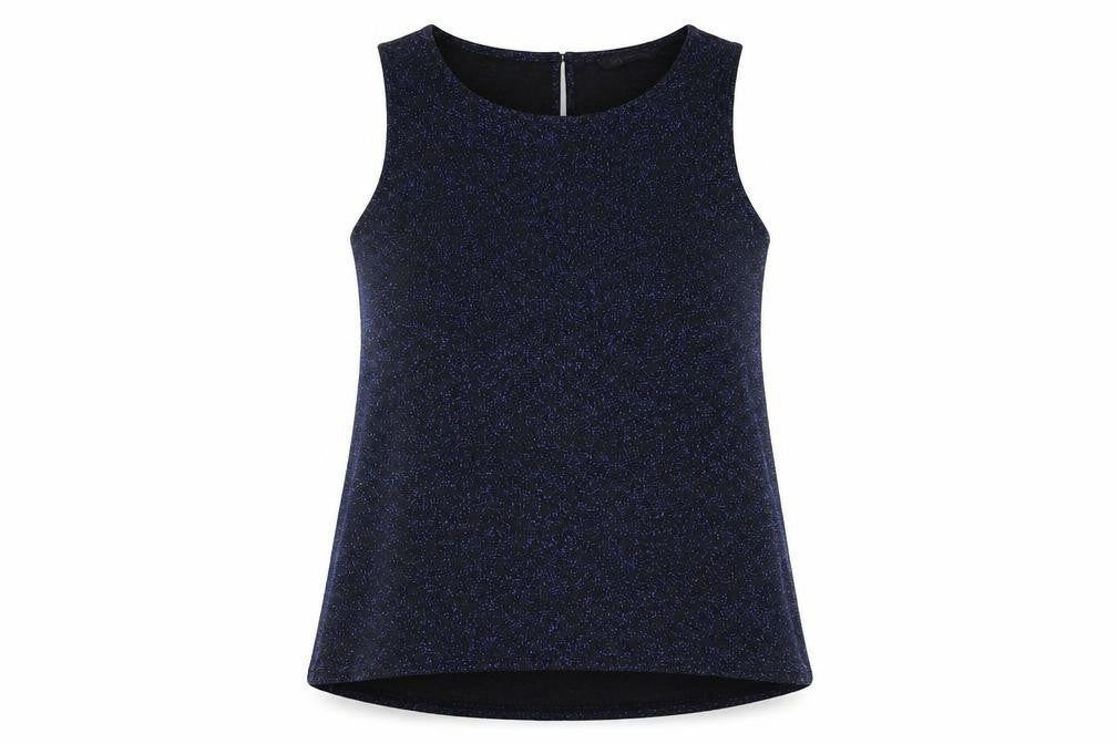 Marks and Spencer Women's Black Tank Top Size 10