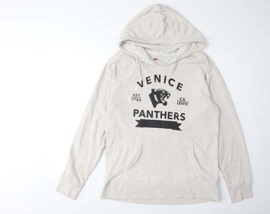 Levi's Men's Beige Pullover Hoodie - M