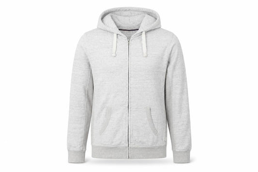 Mens UK M  JACK & JONES Grey Full Zip Hoodie