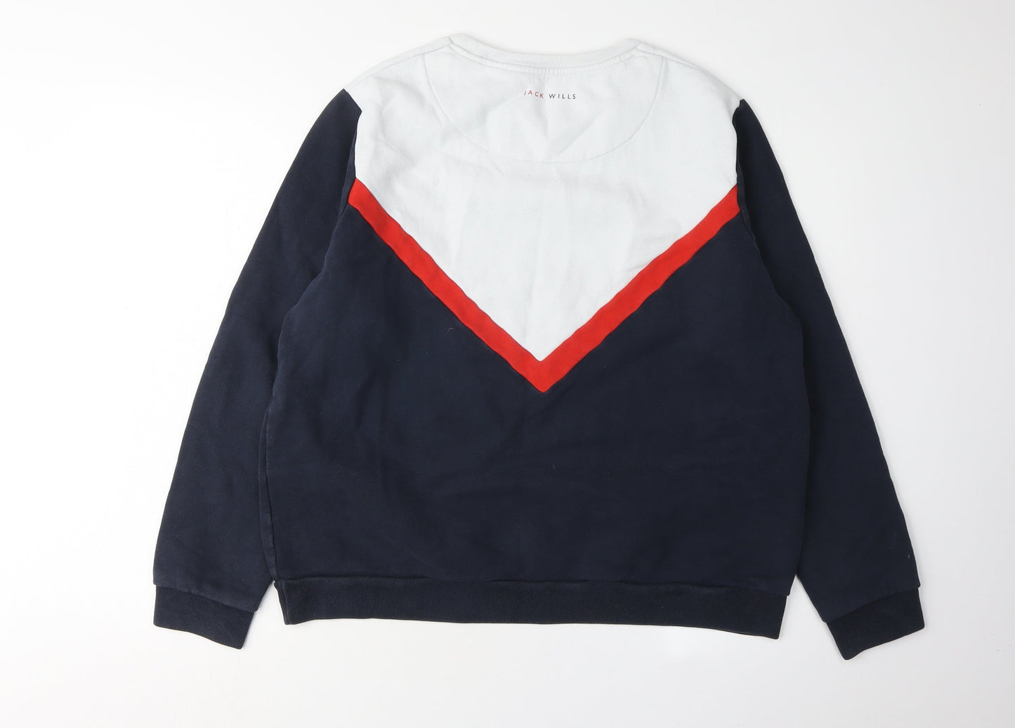 Jack Wills Women's Multicoloured Pullover Sweatshirt Size 16