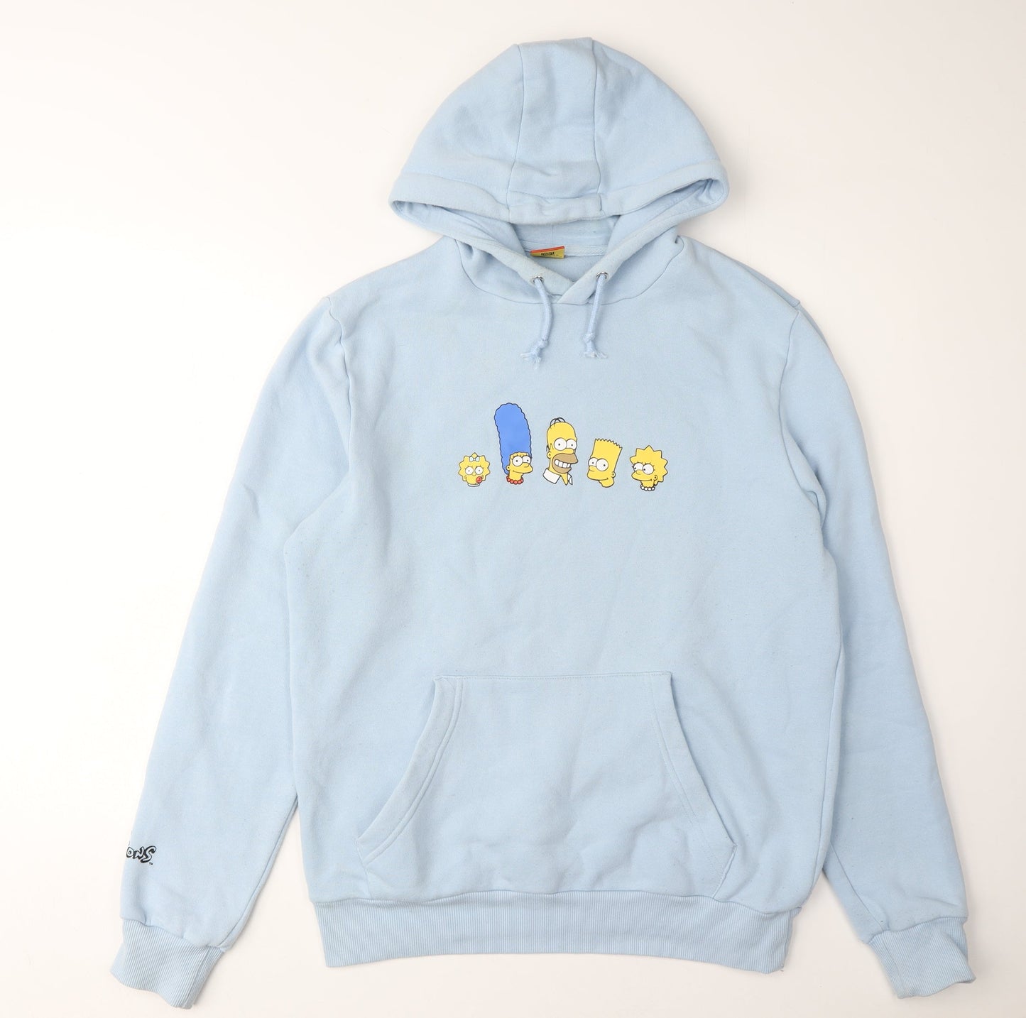 The Simpsons Unisex Blue Pullover Hoodie M