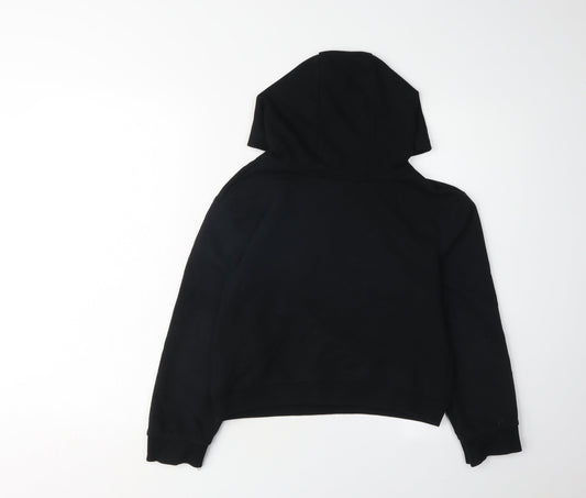 Harry Potter Girls Black Hoodie, 9-10 Years, Pullover Style