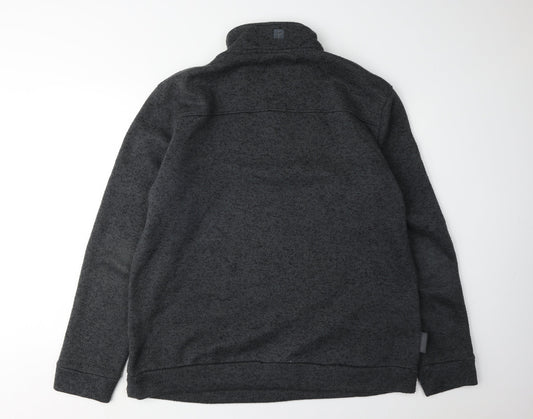 Mountain Warehouse Men's 2XL Grey Fleece 1/4 Zip Sweatshirt