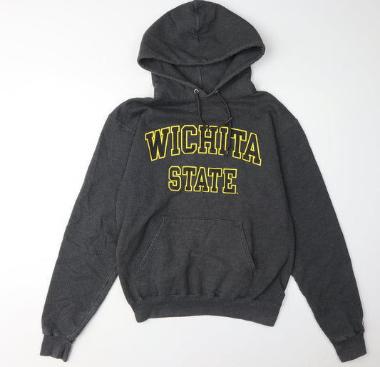 Champion Men's Grey College Hoodie - Small