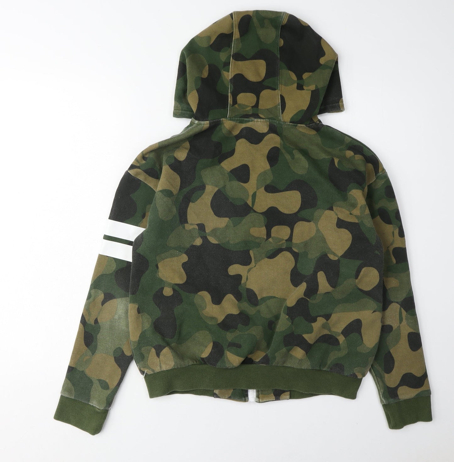USA Pro Women’s Green Camouflage Full Zip Hoodie Size 10