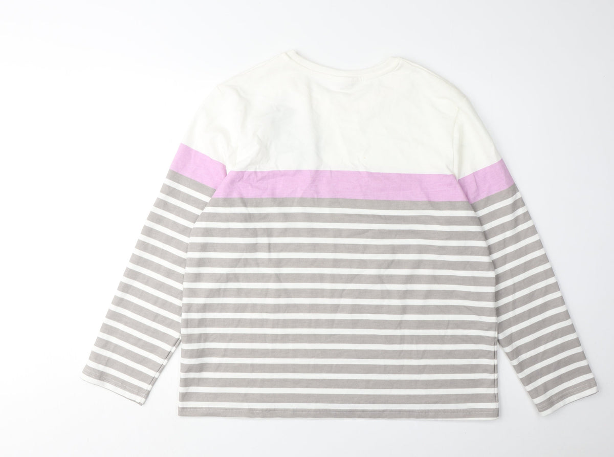 Damart Women's Multicoloured Long Sleeve T-Shirt, L