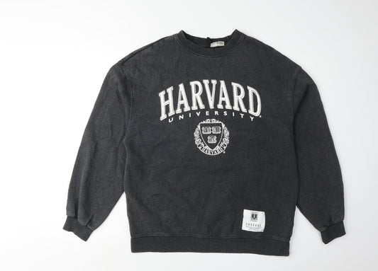 Harvard University Black Pullover Sweatshirt - Unisex S