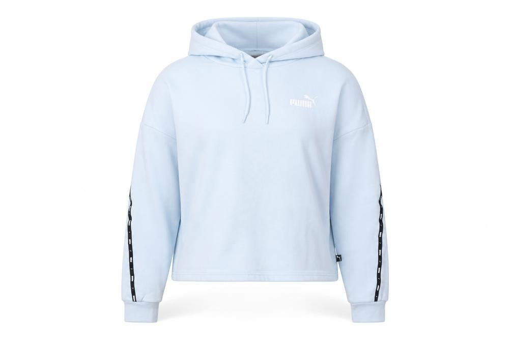 Womens UK M Regular PUMA Blue Pullover Hoodie