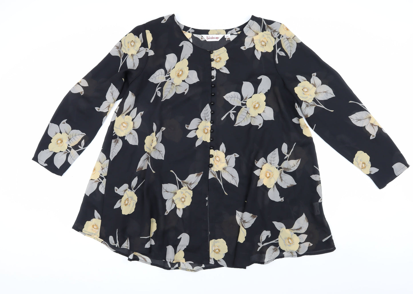 Kaleidoscope Women's Floral Tunic Blouse Size 18