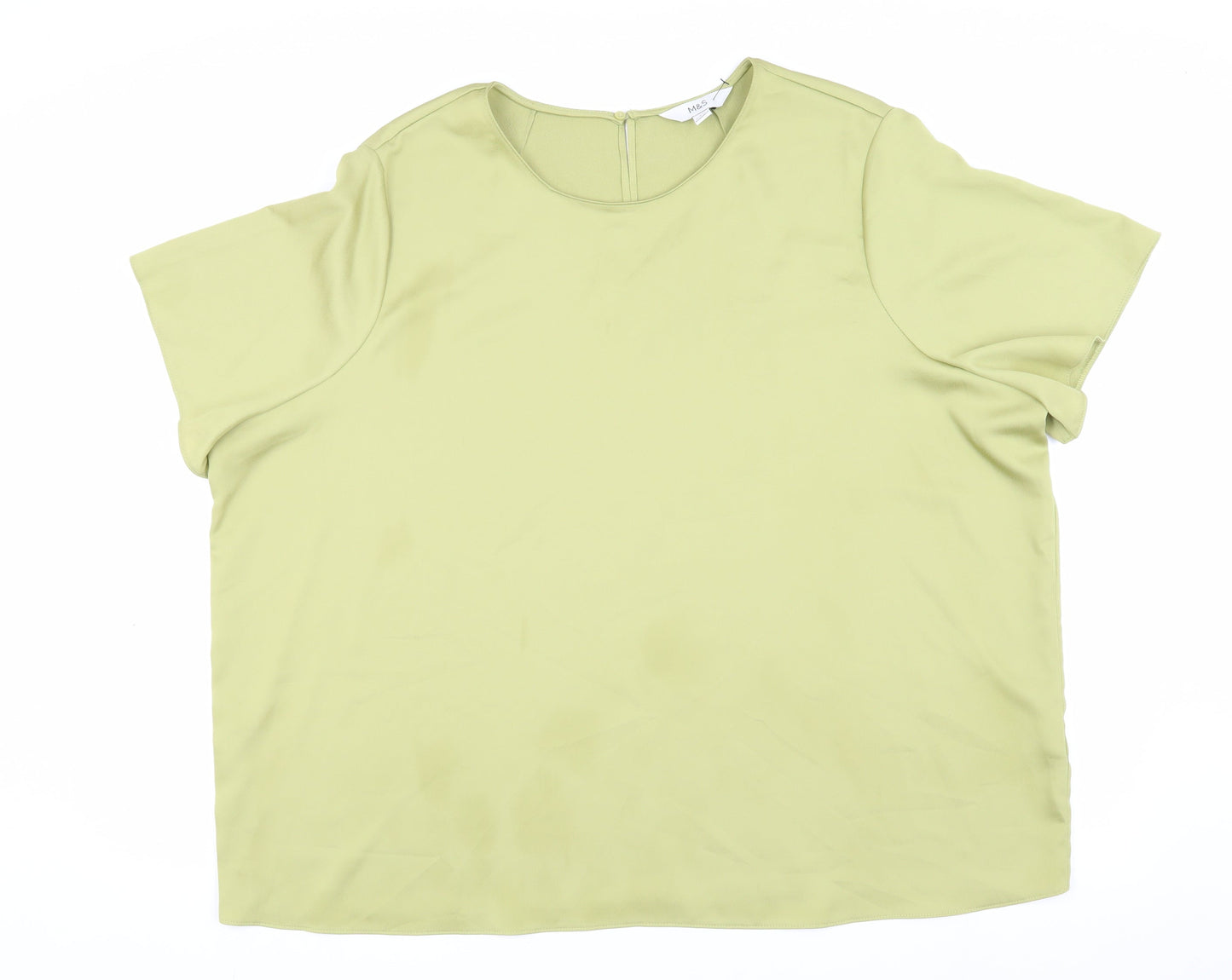 Marks and Spencer Women’s Green Blouse Size 22