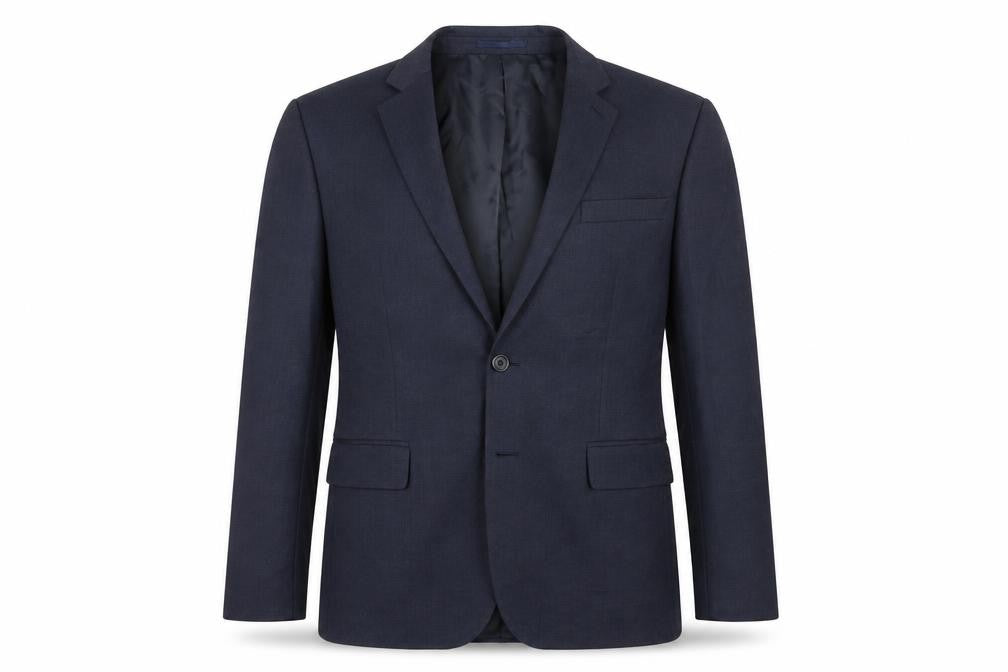 Mens 40 Chest Regular Jaeger Blue Two-Button Blazer