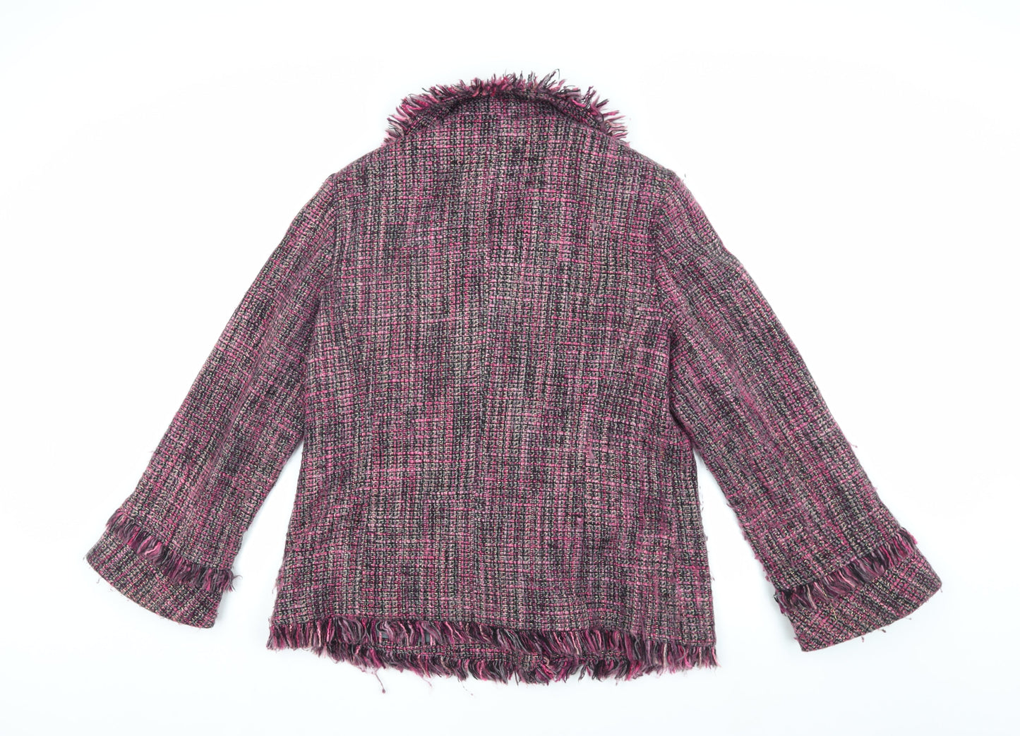 Windsmoor Women's Pink Tweed Pea Coat Size 12