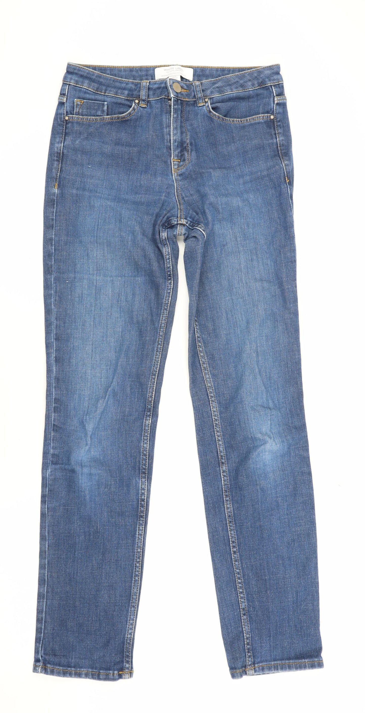 White Label Women's Blue Boyfriend Jeans 26