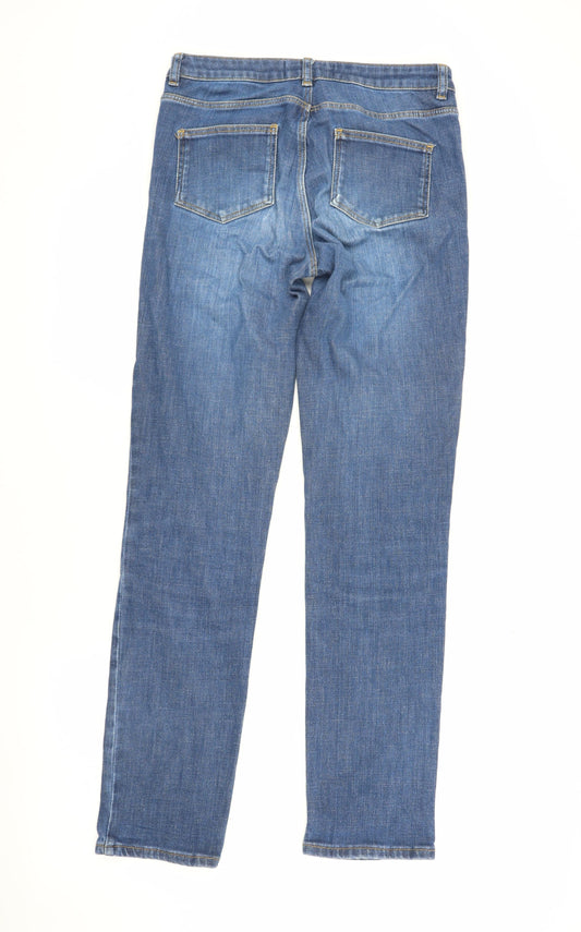 White Label Women's Blue Boyfriend Jeans 26