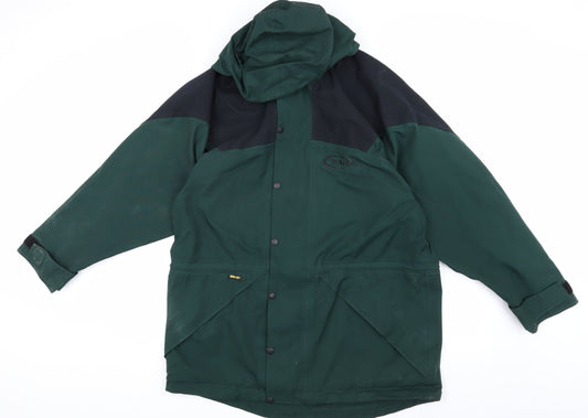 TOG 24 Women's Green Waterproof Parka Jacket Size 12