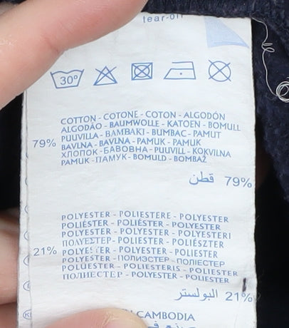 Champion Men's Blue Pullover Sweatshirt L