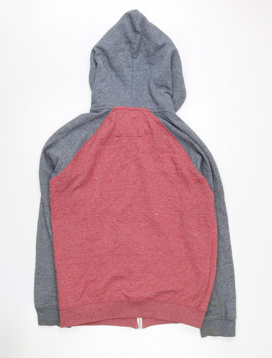 Quiksilver Men's XS Red Full Zip Hoodie