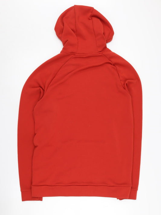 Nike Men's Red Pullover Hoodie, Medium, Dri-Fit