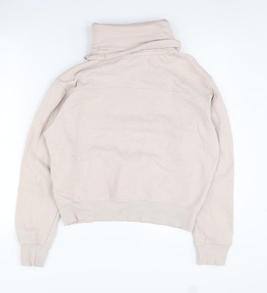 Calvin Klein Women’s Beige Pullover Hoodie Sweatshirt S