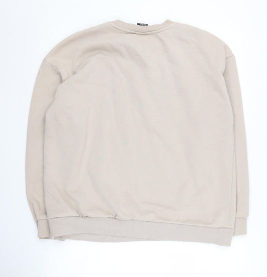 Disney Women's Beige Winnie the Pooh Sweatshirt L