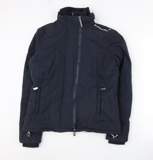 Superdry Women's Blue Windbreaker Jacket L