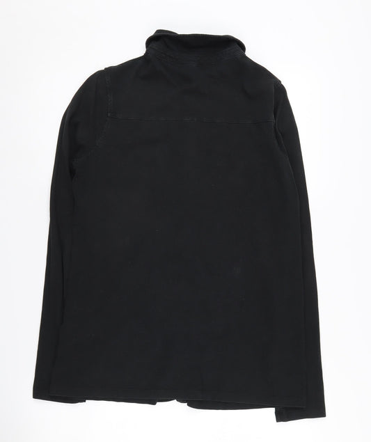 Long Tall Sally Women's Black Button-Up Shirt S