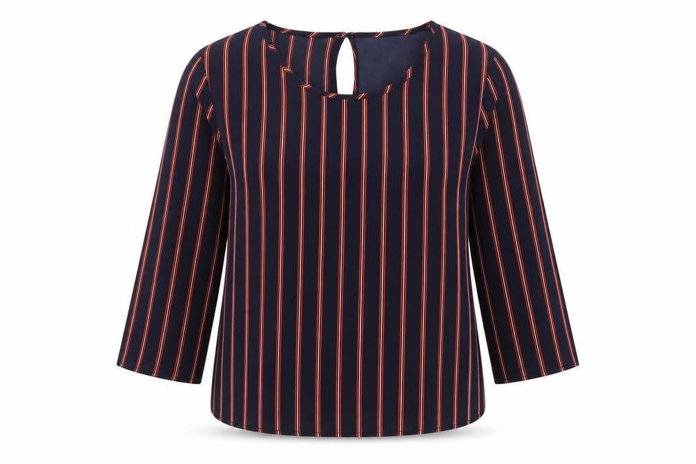Womens UK Size 10 Jacqueline de Yong Multicoloured Polyester Blend Blouse
