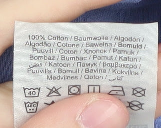 Jack & Jones Blue XL Slim Fit Men’s Graphic T-Shirt