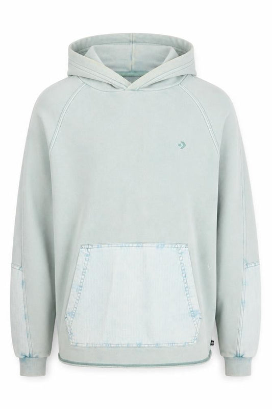 Mens UK S Regular Converse Green Pullover Hoodie