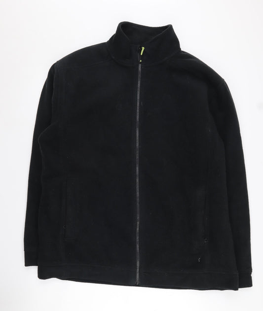 James Pringle Men's Black Fleece XL Golf Jacket