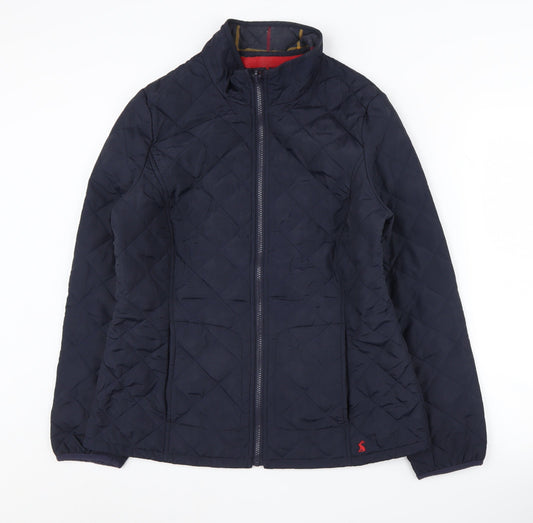 Joules Women's Blue Quilted Jacket UK Size 12